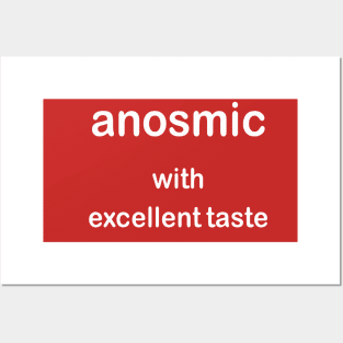 Anosmic With Excellent Taste Anosmia Awareness 2 Posters and Art